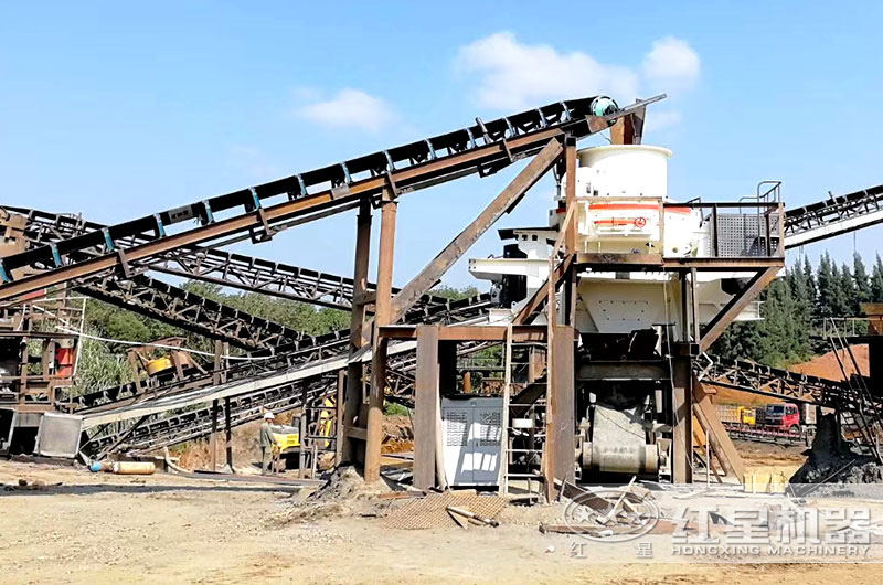 制砂機(jī)成品粒型好，成品多用于建筑工程，道路基建